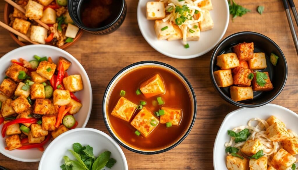 Asian tofu dishes