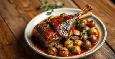 Braised Duck with Chestnuts