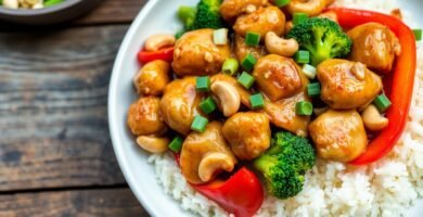 Chicken with Cashew Nuts