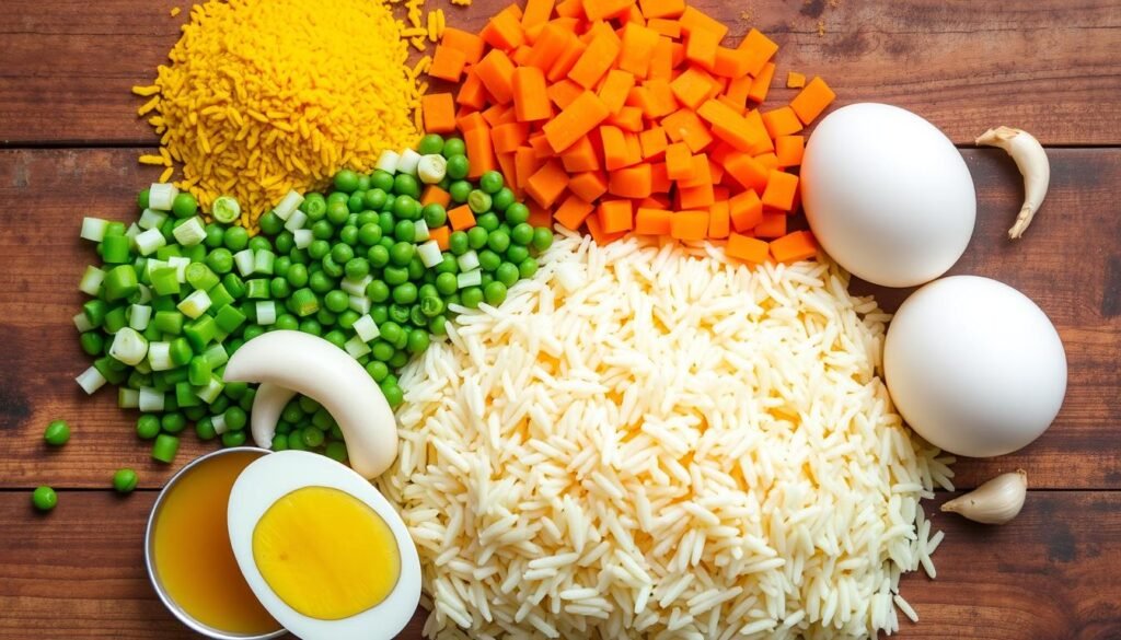 Golden Fried Rice ingredients