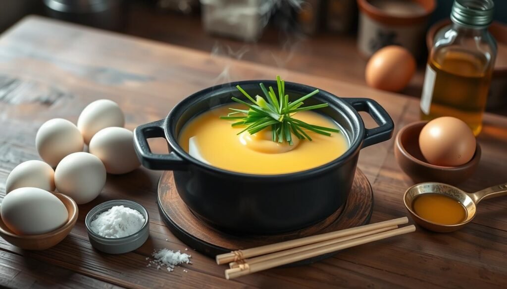 Korean steamed egg pot