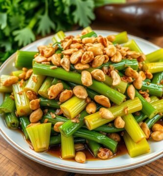 Sautéed Celery with Peanuts