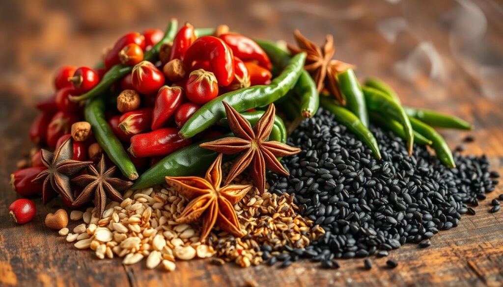 Sichuan spices