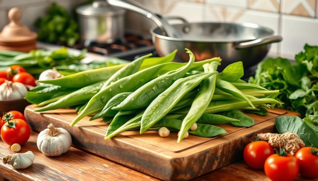 Snow Pea Leaves