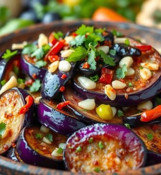 Spicy Garlic Eggplant