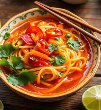 Spicy and Sour Glass Noodles