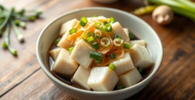 Stir-Fried Silken Tofu with Ginger and Scallions