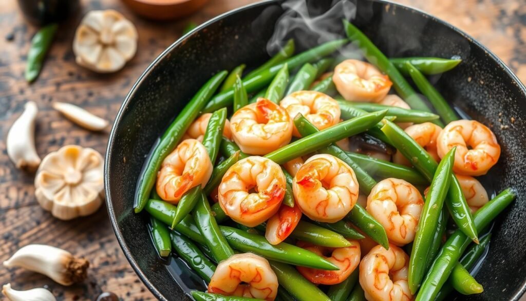 Stir-Fried Snow Peas with Shrimp