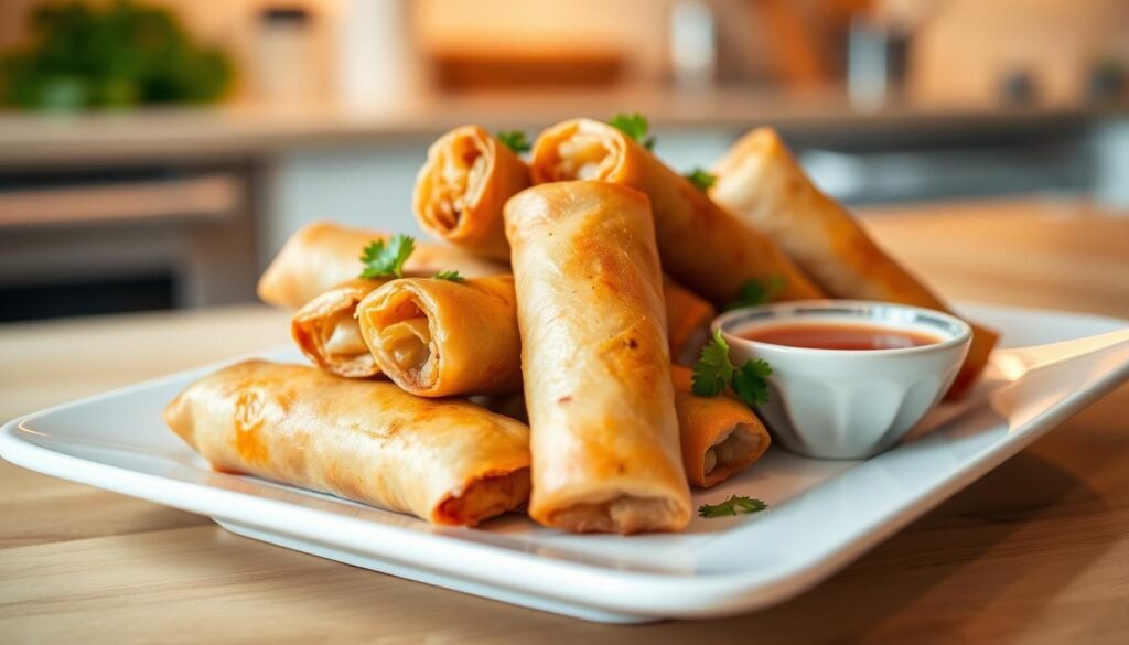 air fryer spring rolls