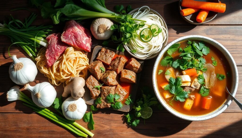 beef noodle soup ingredients