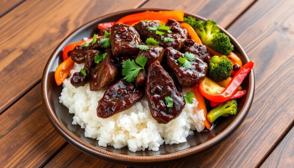 beef with black bean sauce