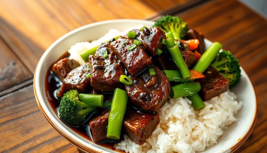 beef with black bean sauce