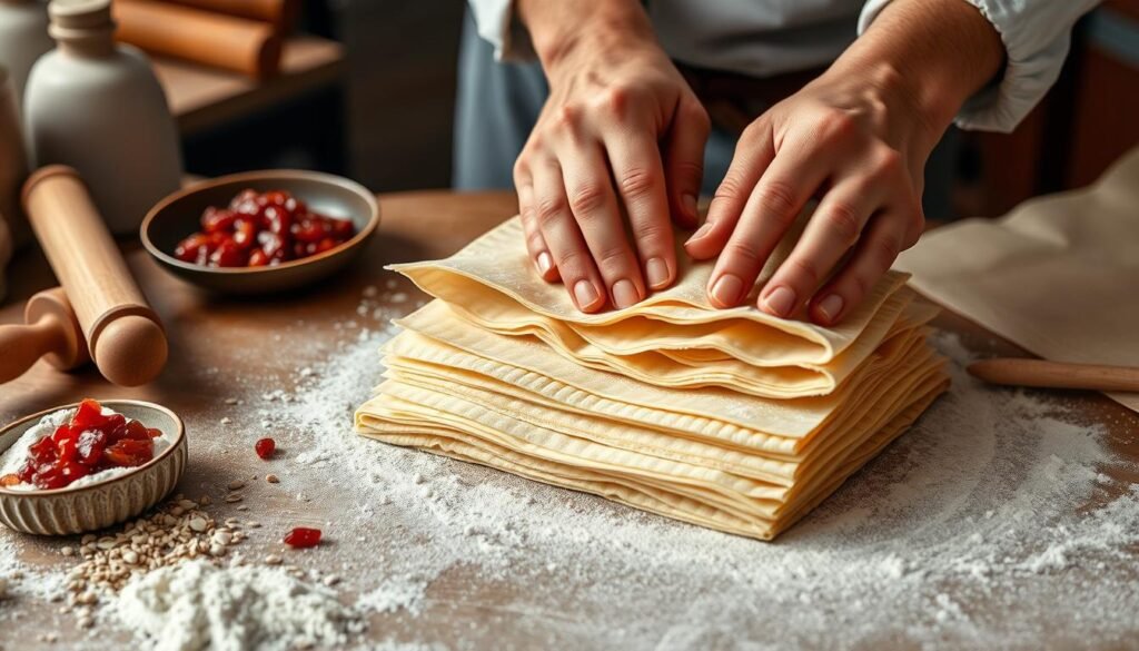 chinese puff pastry techniques