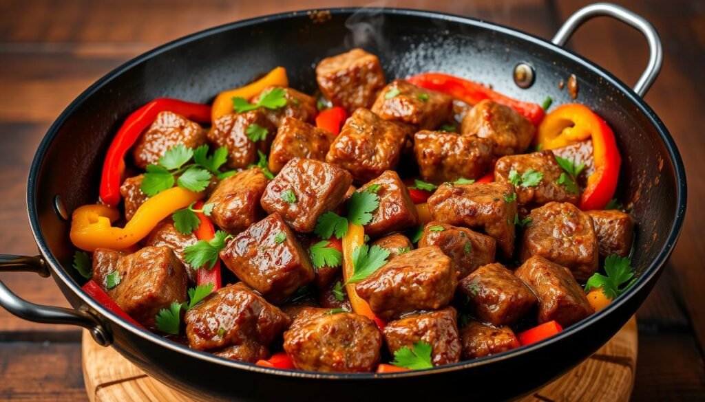 delicious cumin lamb stir-fry