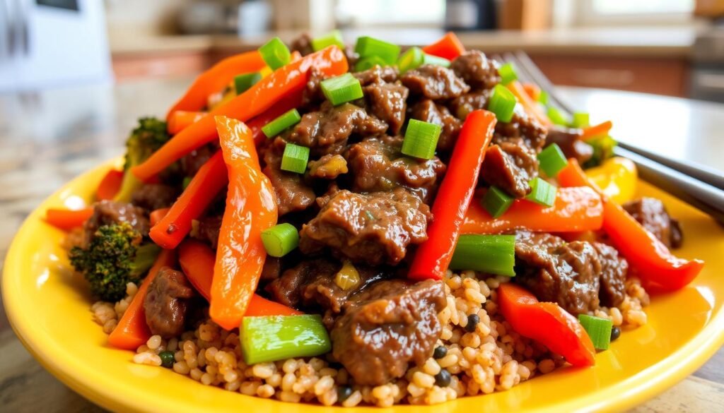 dietary modifications for Mongolian beef
