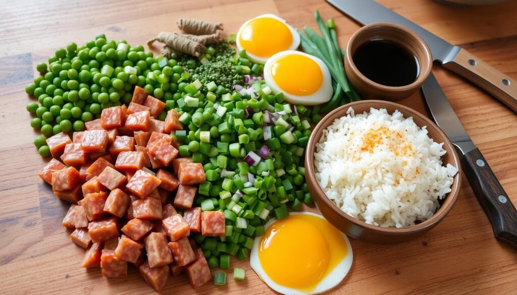 easy fried rice ingredients