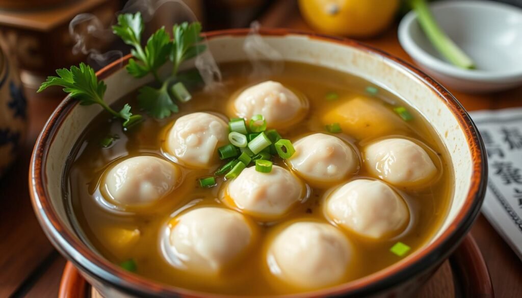 fish balls in savory broth