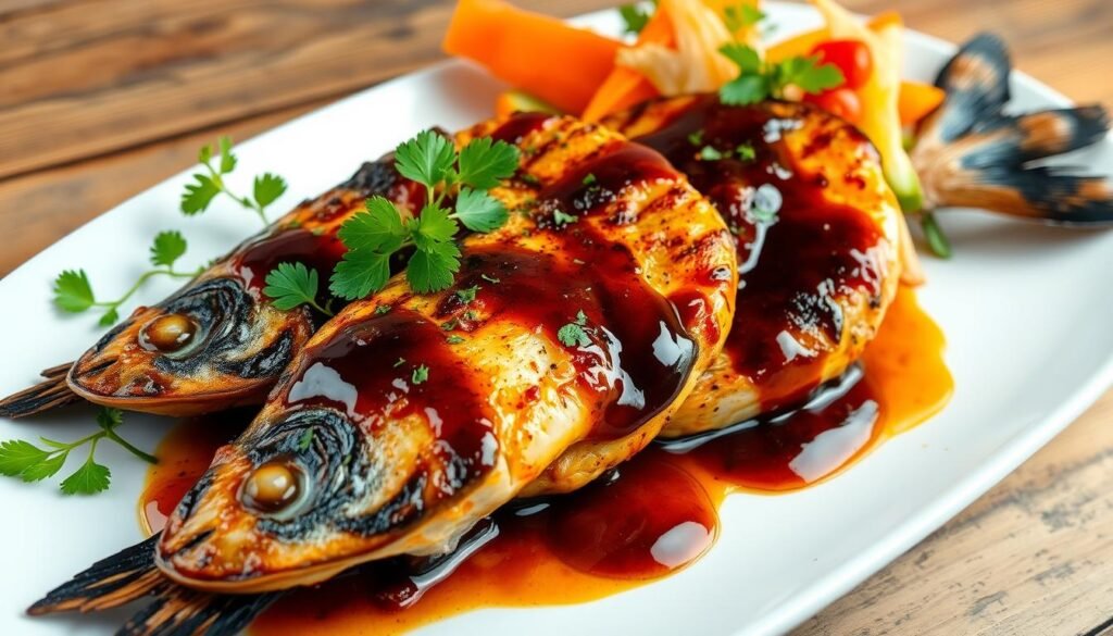 fish dishes with oyster sauce