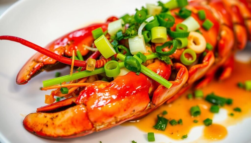 fresh ginger scallion lobster