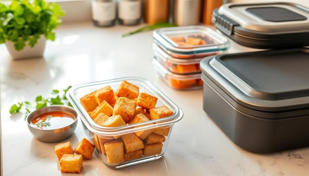 fried tofu storage