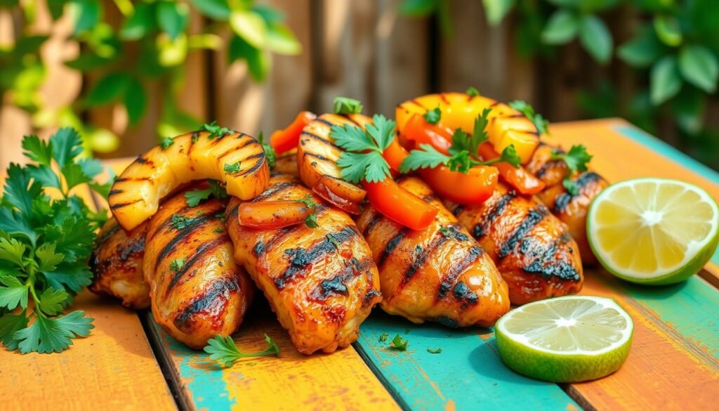 grilled pineapple chicken