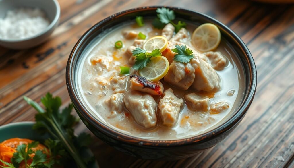 healthy chicken congee