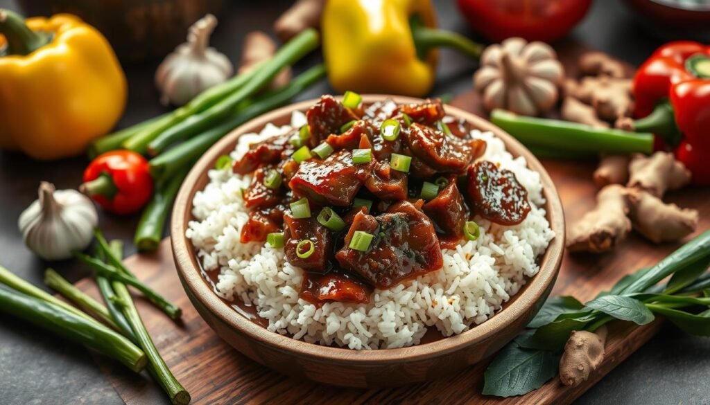 homemade beef in oyster sauce