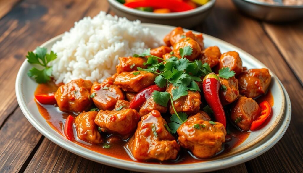 homemade chili chicken