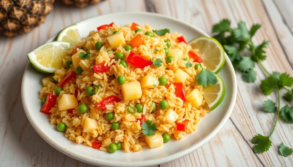 homemade pineapple rice