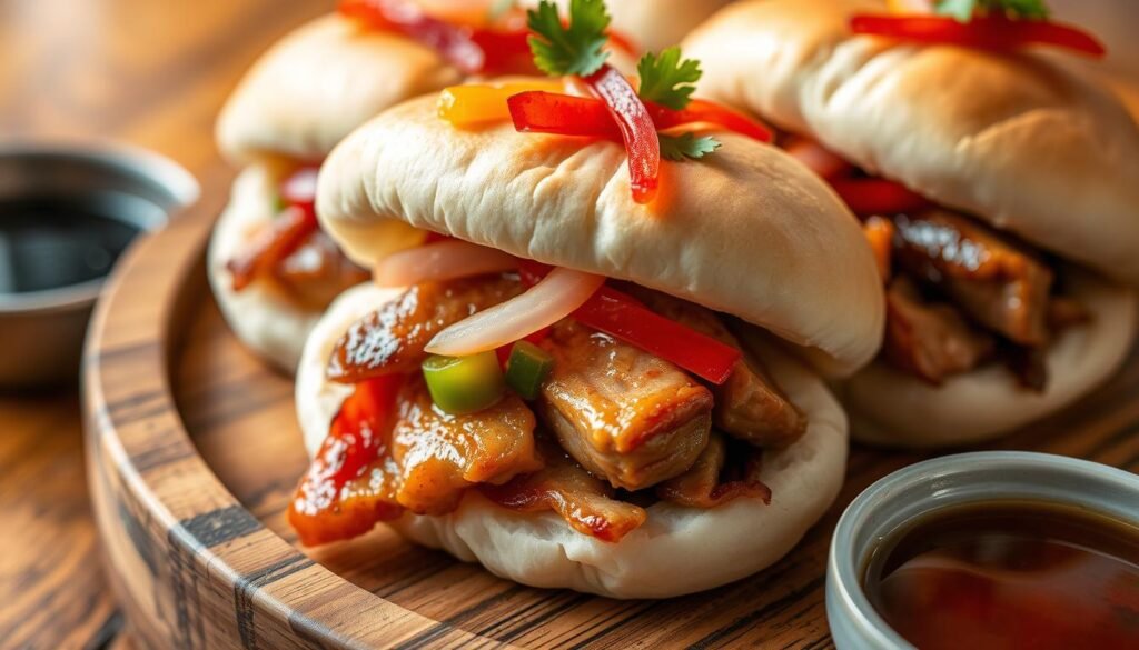 homemade pork buns