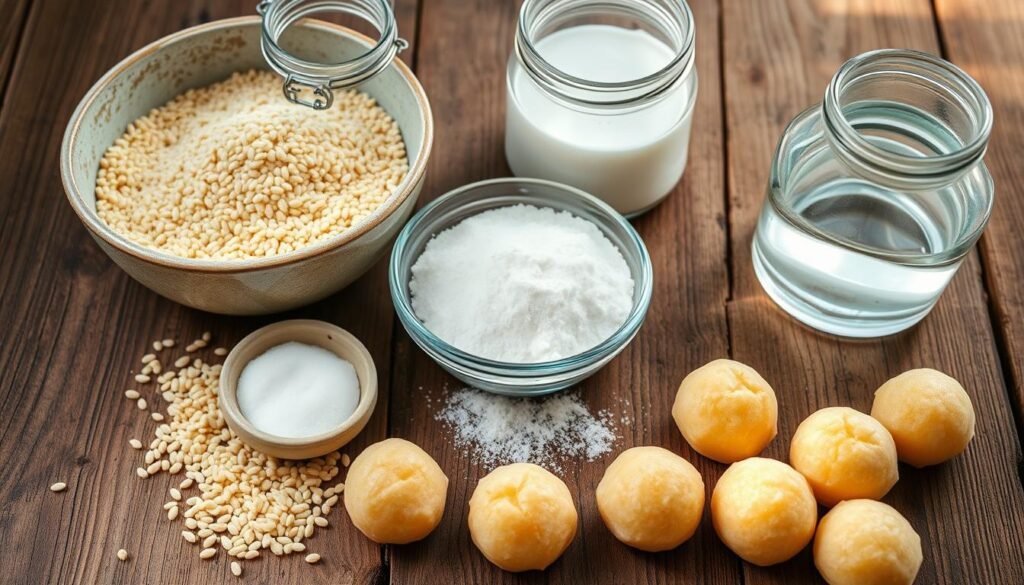 homemade sweet balls ingredients