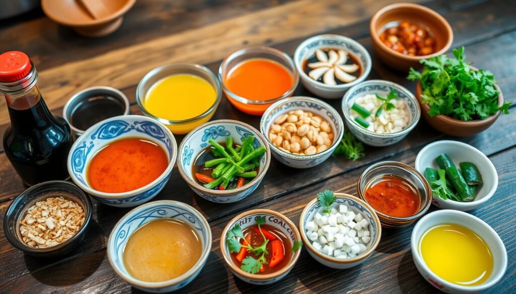 hot pot dipping sauce bar