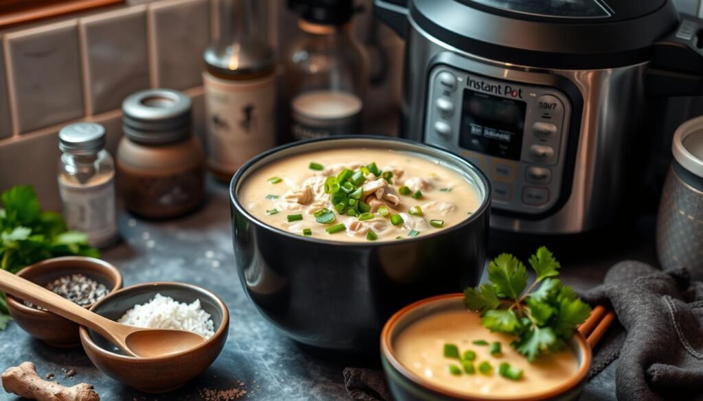 instant pot chicken congee recipe