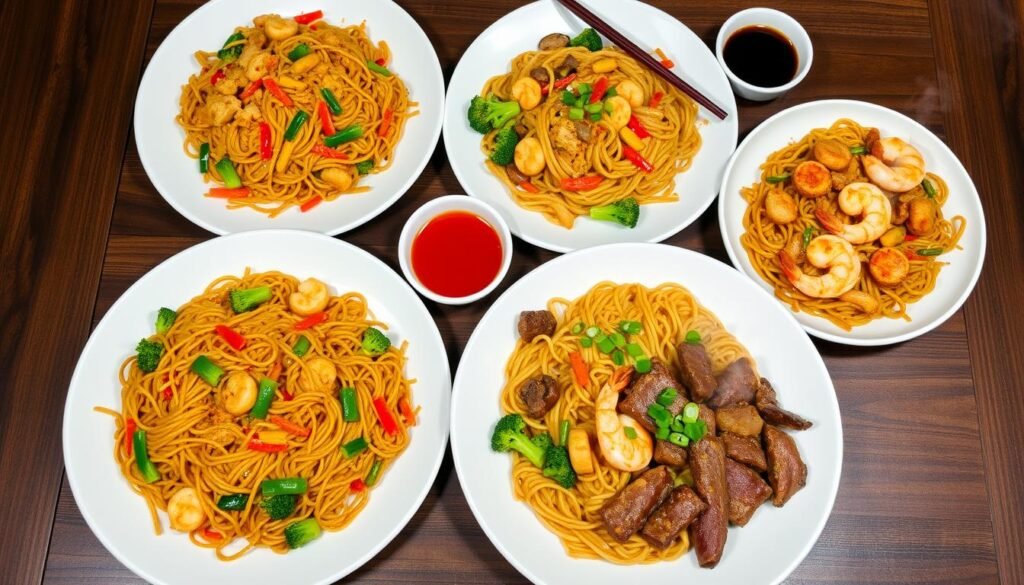 lo mein variations