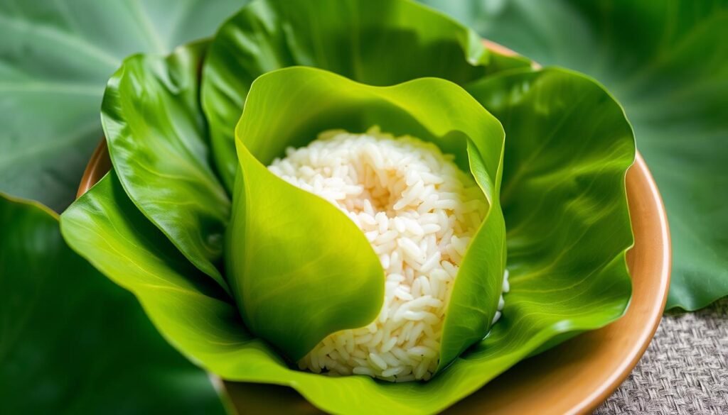 lotus leaf wrapped sticky rice