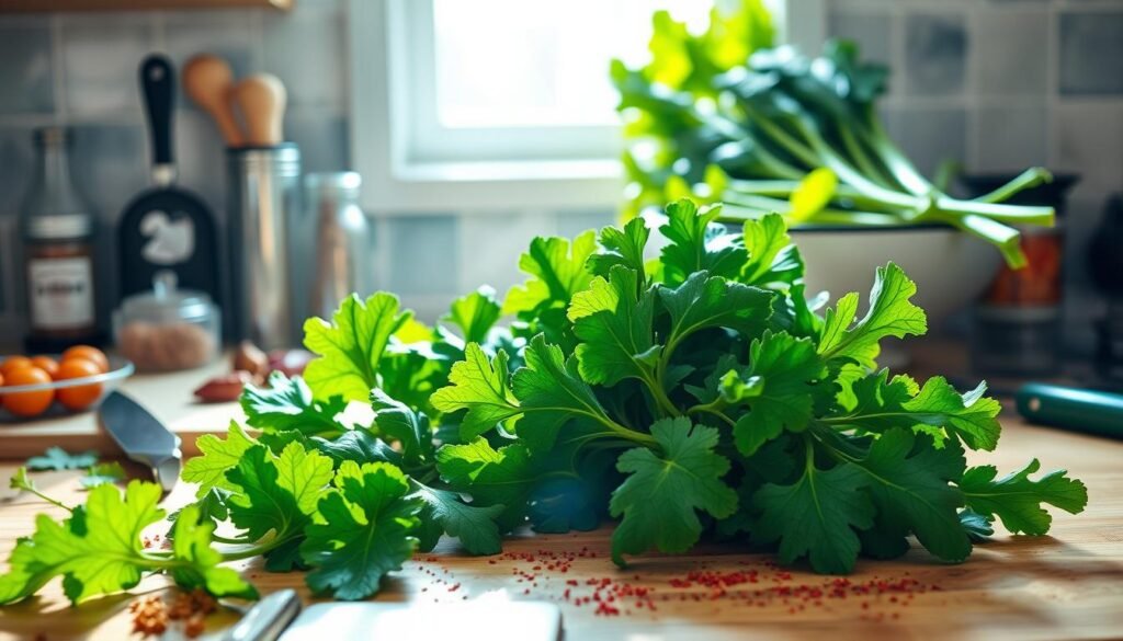 mustard greens preparation