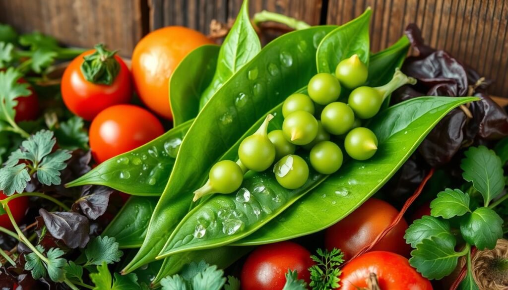 nutritious snow pea leaves