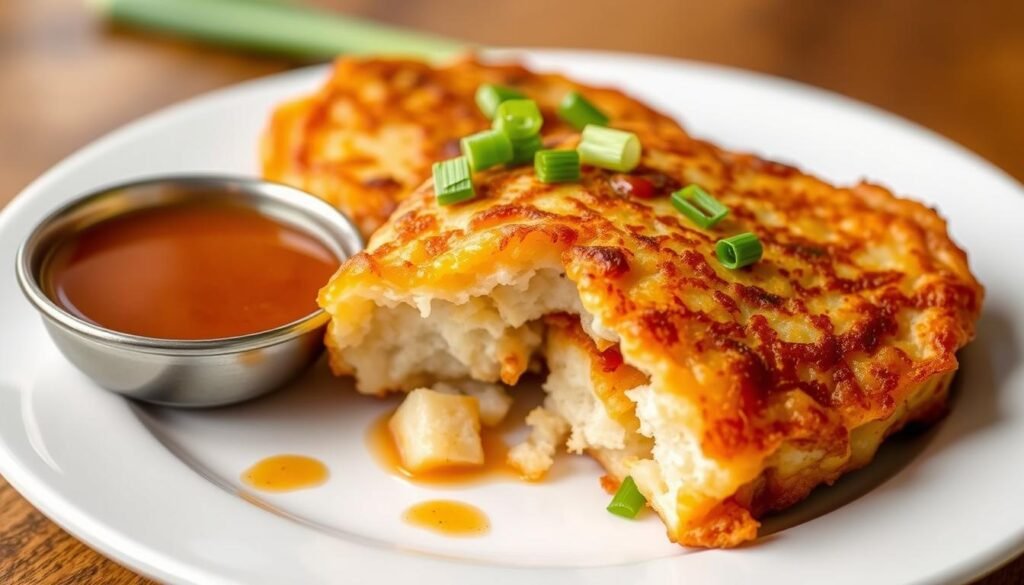 pan-fried savory cake