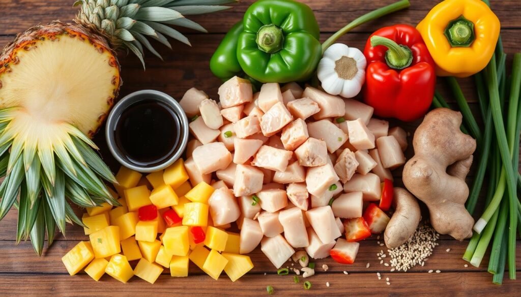 pineapple chicken ingredients