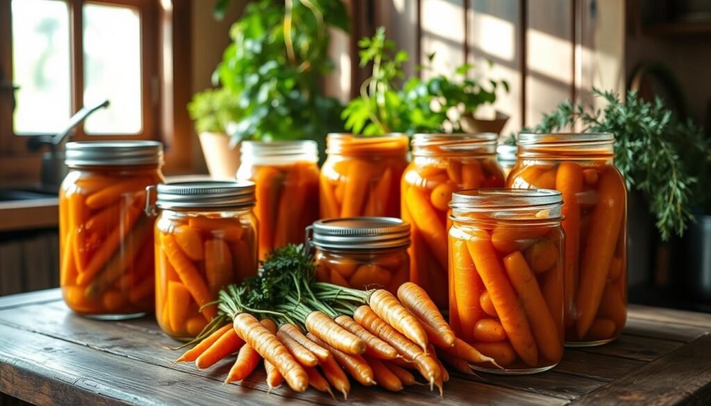 preserving carrots