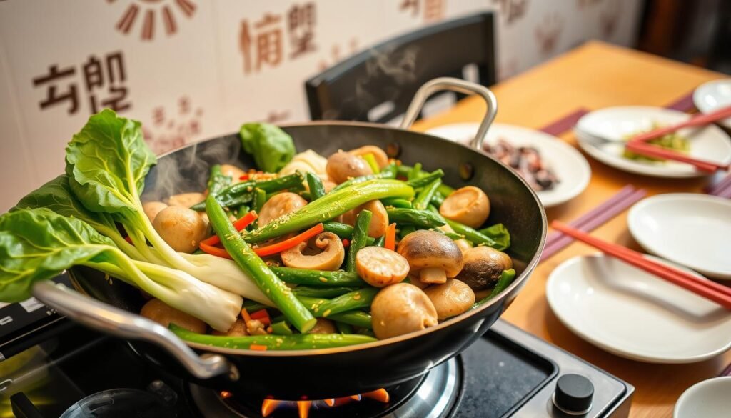 reheating chinese vegetables