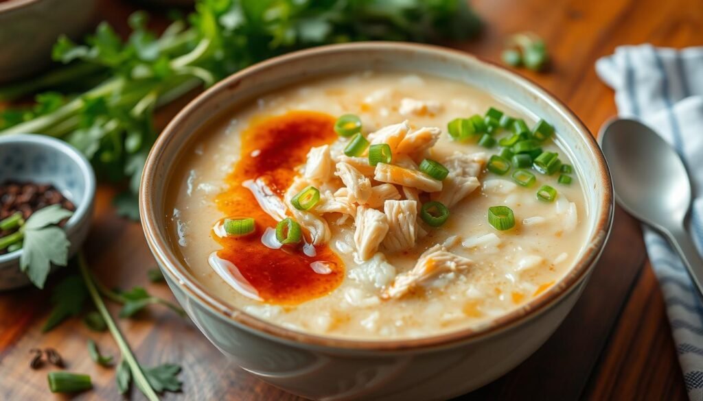 savory rice soup