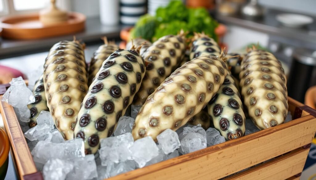 sea cucumber storage