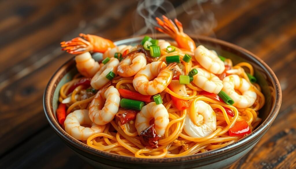 seafood chow mein