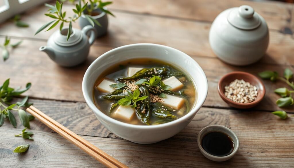 seaweed soup serving tips