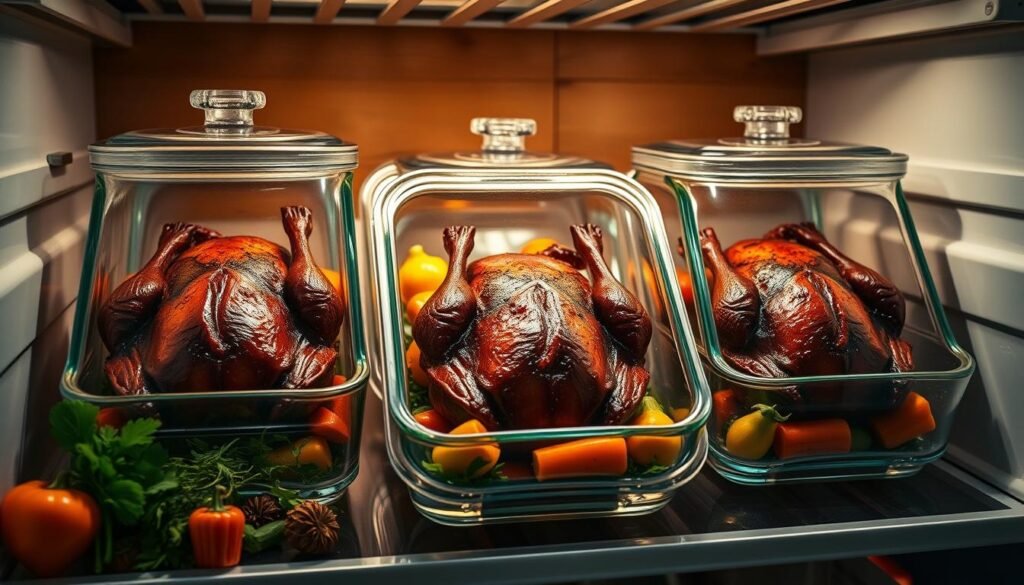 slow-cooked duck storage