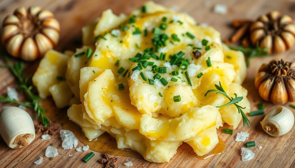 smashed potatoes