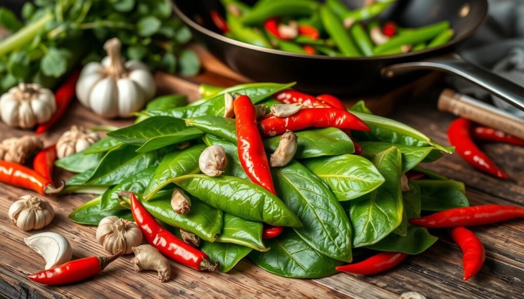 snow pea leaves recipe