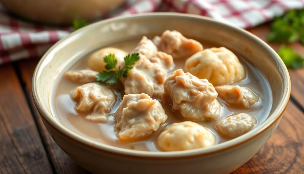 southern-style chicken and dumplings