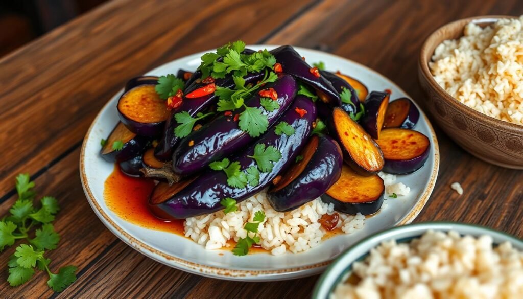 spicy garlic eggplant